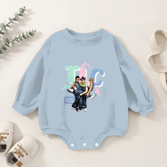 Discover TLC Baby Romper Sweatshirts, XL, 1992 Vintage