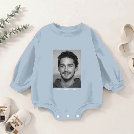 Discover Shia LaBeouf, 2007 Mugshot Baby Romper Sweatshirts