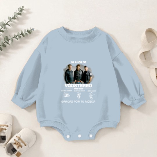 Discover 38 Anos De Soda Stereo 19822020 Gracias Por Tu Música, Designer Camiseta clásica Baby Romper Sweatshirts