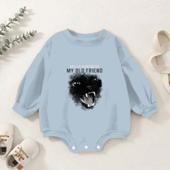 Discover Hello Darkness my old friend Baby Romper Sweatshirts