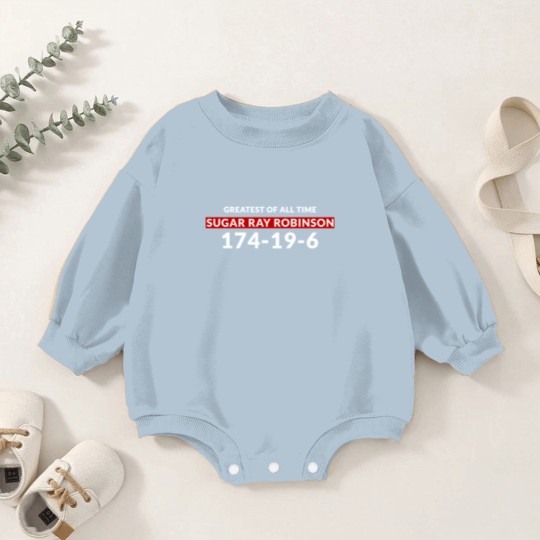 Discover Sugar Ray Robinson - Greatest of All Time - Sugar Ray Robinson - Baby Romper Sweatshirts