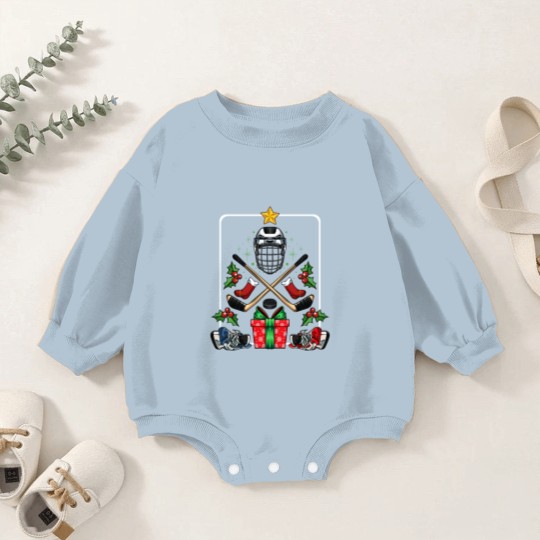 Discover ice hockey Baby Romper Sweatshirts