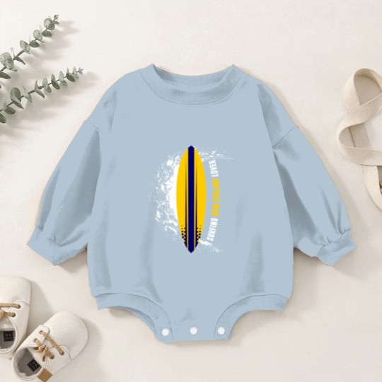 Discover Surfing New Zealand Lover Baby Romper Sweatshirts