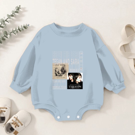 Discover Tegan and Sara Music Baby Romper Sweatshirts, Vintage 90s Crybaby Tour 2023 Tickets Album The Con Graphic Baby Romper Sweatshirts