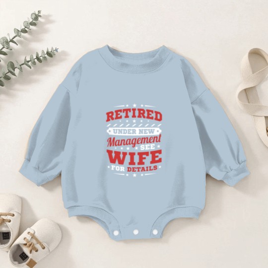 Discover Mens Retired Under New Management Baby Romper Sweatshirts