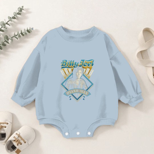Discover Billy Joel 'Piano Man' (Black) Baby Romper Sweatshirts