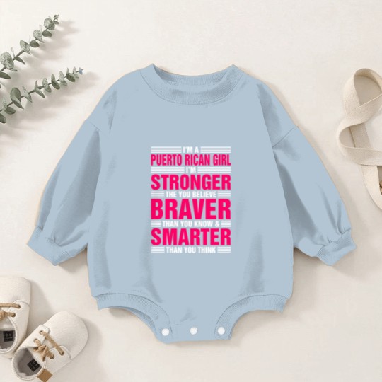 Discover Im A Puerto Rican Girl Baby Romper Sweatshirts