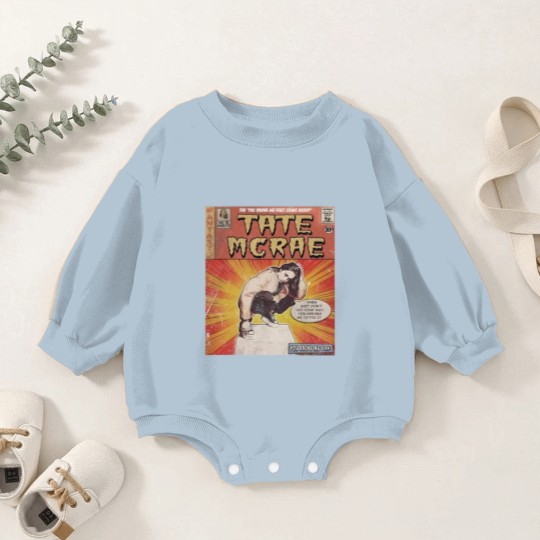 Discover Tate Mcrae Comic Baby Romper Sweatshirts, 90S Vintage Merch