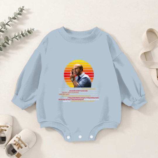 Discover Tom Cruise as Les Grossman from Tropic Thunder - Curse filled Rant Baby Romper Sweatshirts