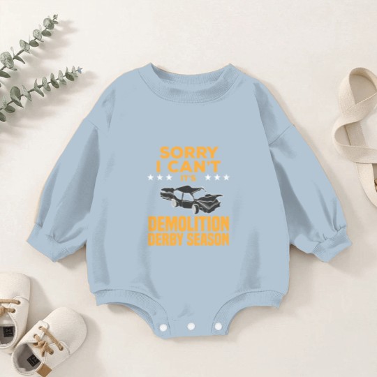 Discover Demolition Derby Season Car Crashing Smash Gift Baby Romper Sweatshirts
