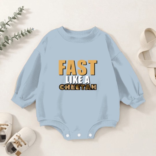 Discover Fast Like A Cheetah Baby Romper Sweatshirts