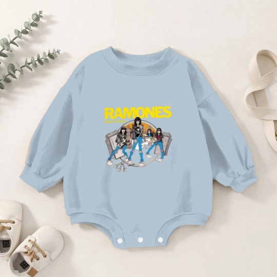 Discover Ramones RoadTo Ruin Hypebeast Rock Band Vintage Design Baby Romper Sweatshirts