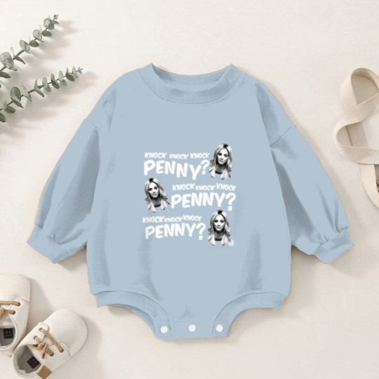 Discover the big bang theory knock knock knock penny t Baby Romper Sweatshirts