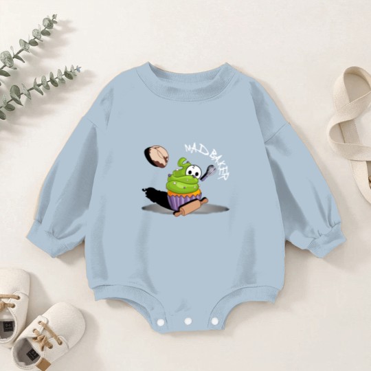 Discover Mad Baker - Kawaii Cute Cupcake Baby Romper Sweatshirts