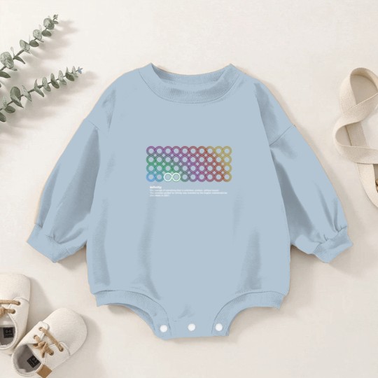 Discover Infinity math symbol Baby Romper Sweatshirts