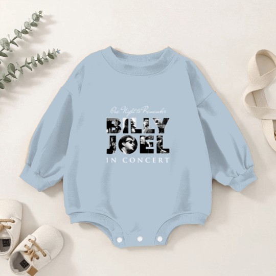 Discover One Night To Remember Billy Joel Tour Baby Romper Sweatshirts, Billy Joel Merch Baby Romper Sweatshirts