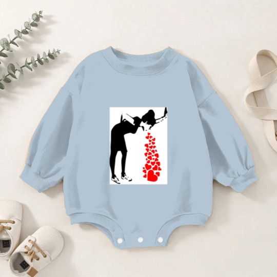Discover Lovesick Street Art By Banksy - Street Art Work Graffiti - Artwork Design For Women Men Kids Poste Baby Romper Sweatshirts