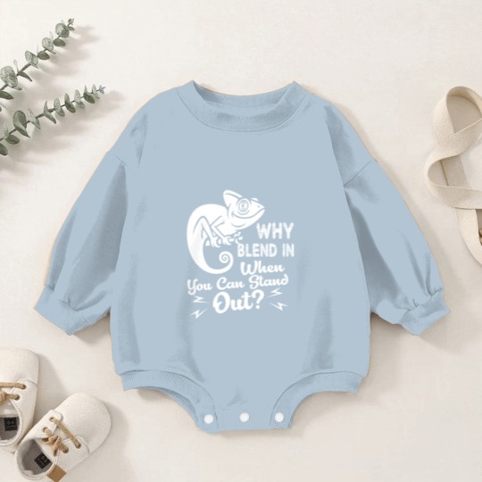 Discover Chameleon Baby Romper Sweatshirts