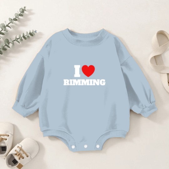 Discover I LOVE RIMMING Baby Romper Sweatshirts