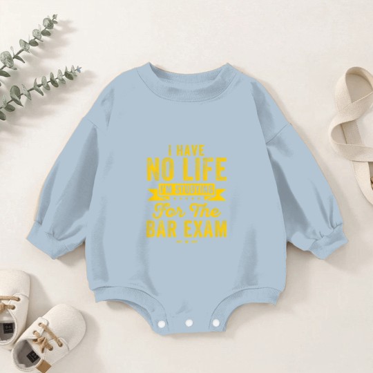 Discover Bar Exam Funny Law School Graduation Women Men Law Baby Romper Sweatshirts