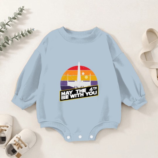 Discover May the 4th be with you, my the fourth be with you Baby Romper Sweatshirts