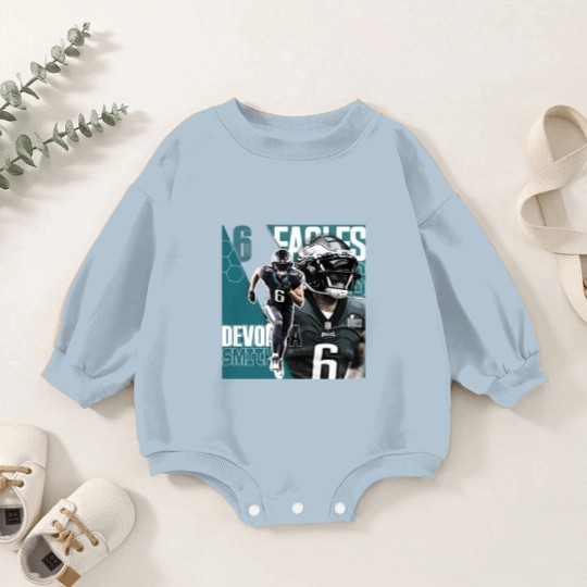 Discover DeVonta Smith Football DesignEagles Baby Romper Sweatshirts