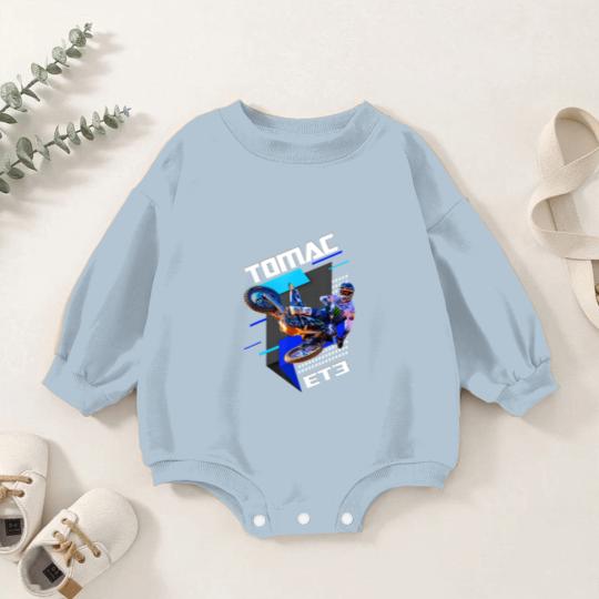 Discover eli et3 tomac Baby Romper Sweatshirts