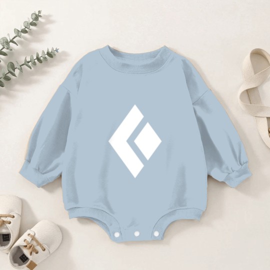 Discover Outdoor Adventure-Black Diamond Logo Baby Romper Sweatshirts