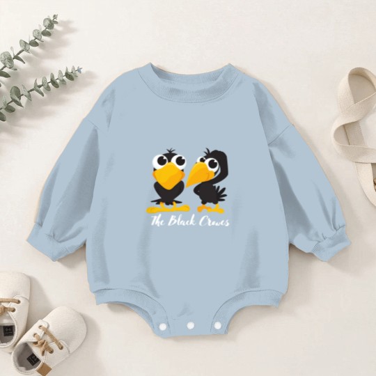 Discover The black crows Baby Romper Sweatshirts