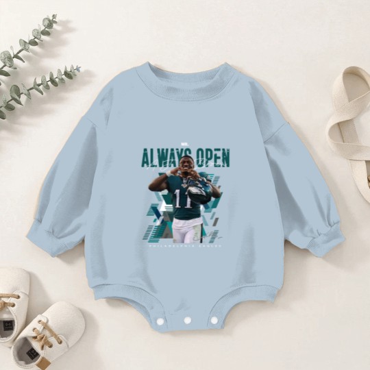 Discover AJ Brown Baby Romper Sweatshirts