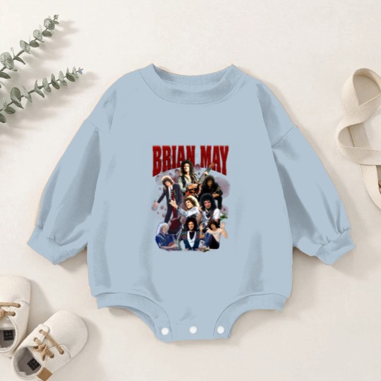 Discover Brian May Baby Romper Sweatshirts