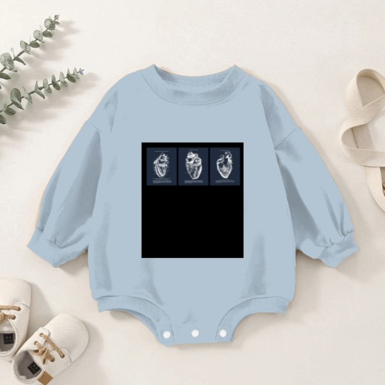 Discover Anatomy Of Human Heart Baby Romper Sweatshirts