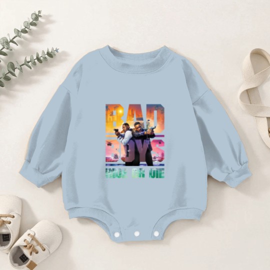 Discover Bad Boys Ride or Die (2024) Movie Baby Romper Sweatshirts, Bad Boys 4 Baby Romper Sweatshirts