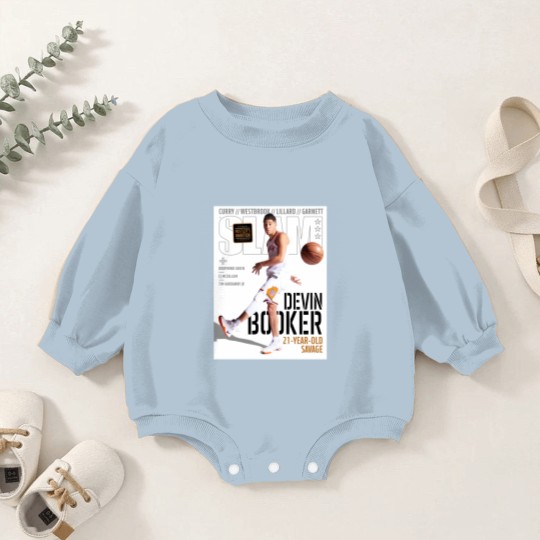 Discover Devin Booker SLAM Poster Baby Romper Sweatshirts, Devin Booker Magazine Baby Romper Sweatshirts