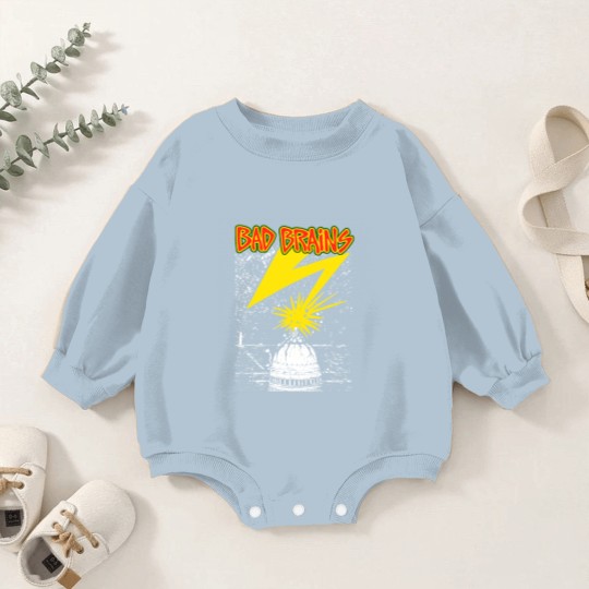 Discover Bad Brains Baby Romper Sweatshirts