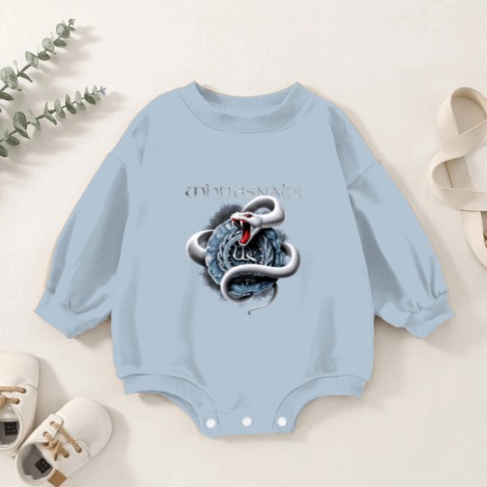 Discover white snake Baby Romper Sweatshirts