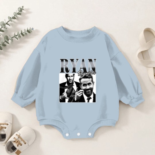 Discover Ryan Reynolds Movie Actor Baby Romper Sweatshirts Vintage, Ryan Reynolds Baby Romper Sweatshirts, Ryan Reynolds Baby Romper Sweatshirts