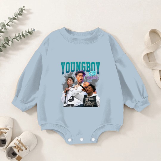 Discover Youngboy Baby Romper Sweatshirts, Vintage Youngboy Baby Romper Sweatshirts, Retro Youngboy Baby Romper Sweatshirts