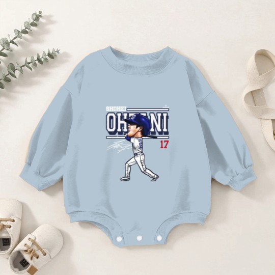Discover Shohei Ohtani Kids Toddler Baby Romper Sweatshirts - Los Angeles Baseball Shohei Ohtani Los Angeles