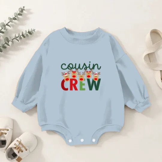 Discover Cousin deer crew Baby Romper Sweatshirts, Cousin Crew Christmas Baby Romper Sweatshirts