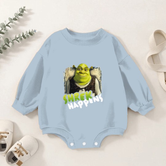 Discover Sexy Shrek  shrek meme face  shrek wazowski  Essential Baby Romper Sweatshirts