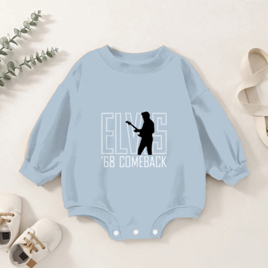 Discover Elvis Presley  68 Comeback Red Sign Baby Romper Sweatshirts