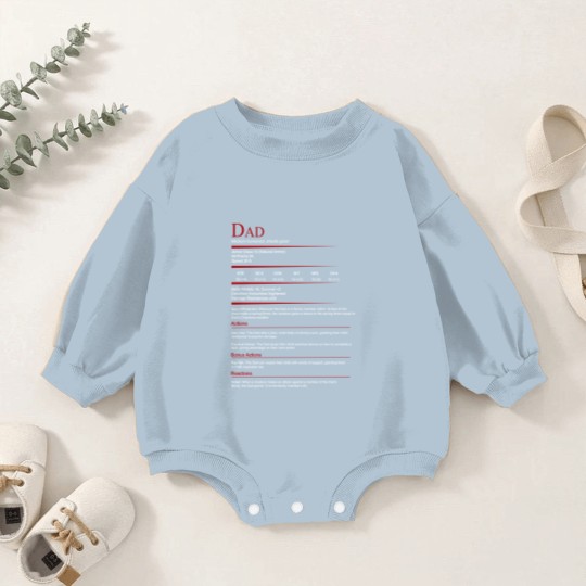 Discover Dungeons & Dragons Dad Baby Romper Sweatshirts