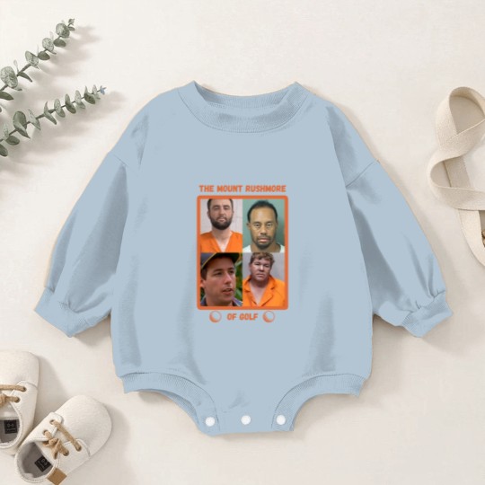 Discover Mount Rushmore of Golf Baby Romper Sweatshirts, Funny Golf Baby Romper Sweatshirts, Tiger Baby Romper Sweatshirts, Free Scottie