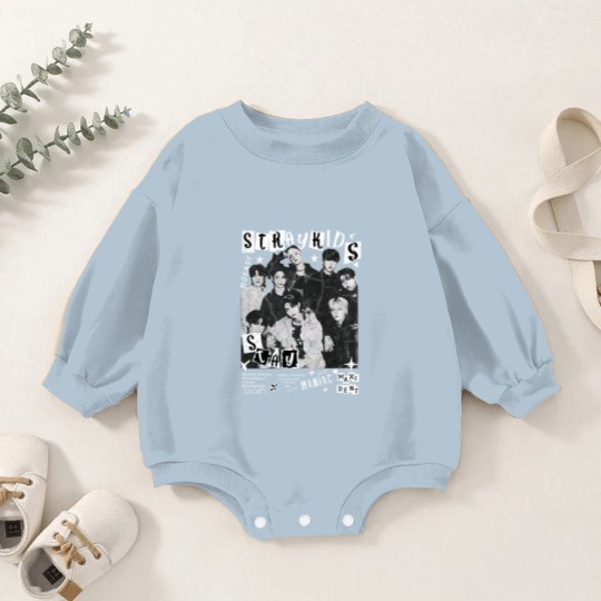 Discover Vintage Stray Kids World Tour 2025 Comfort Color Baby Romper Sweatshirts Maniac Kpop Concert Fan Made 2025 Baby Romper Sweatshirts