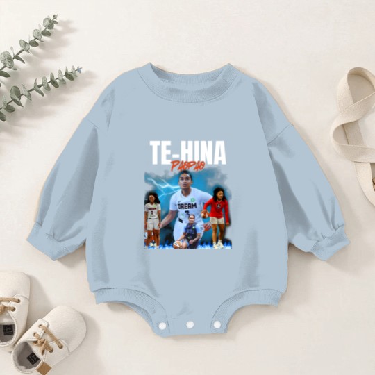 Discover Te-Hina Paopao Graphic Basketball Baby Romper Sweatshirts, Unisex Sports Baby Romper Sweatshirts