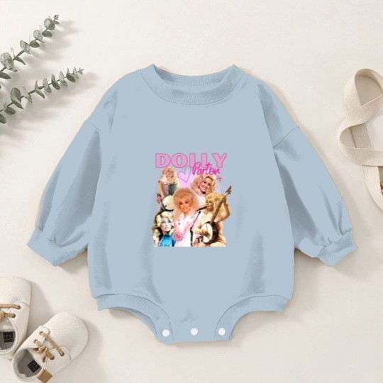 Discover Vintage Dolly Parton Country Music Fan NashvilleT Baby Romper Sweatshirts