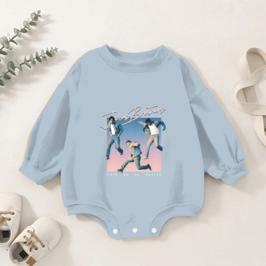 Discover Jonas Brothers Love Me To Heaven Single Cover Retro Baby Romper Sweatshirts