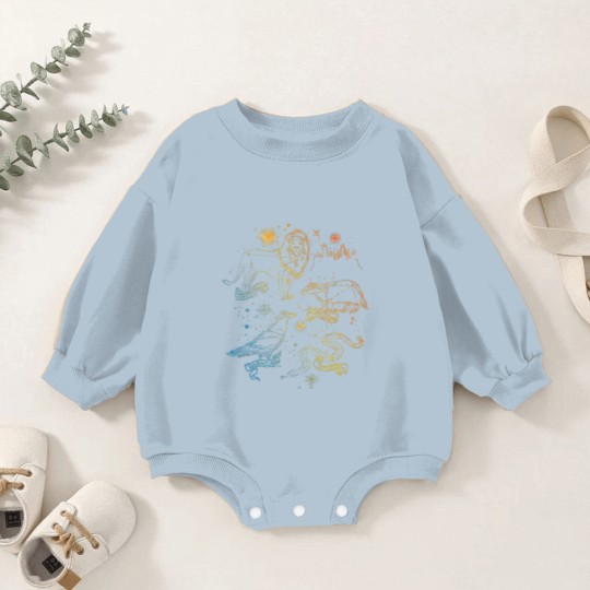 Discover Rainbow HOGWARTS™ Houses Constellations Baby Romper Sweatshirts