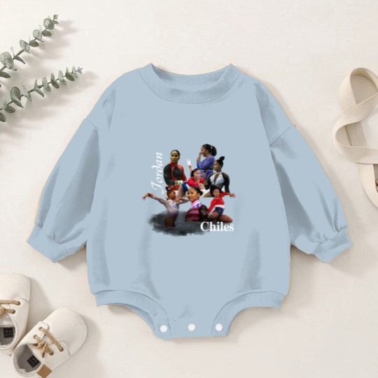 Discover Jordan Chiles Baby Romper Sweatshirts | 2024 Olympics